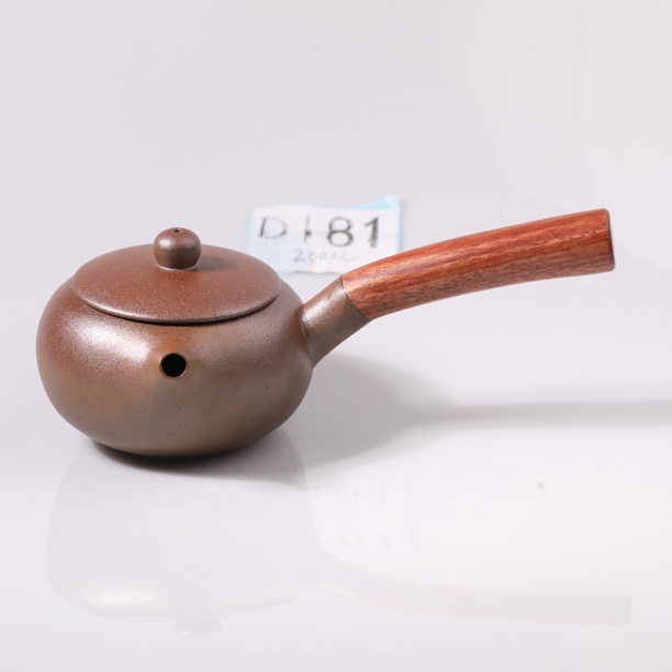 D181雷州窑新款高档仿柴烧侧把壶功夫茶具过滤单壶简约冲茶水壶