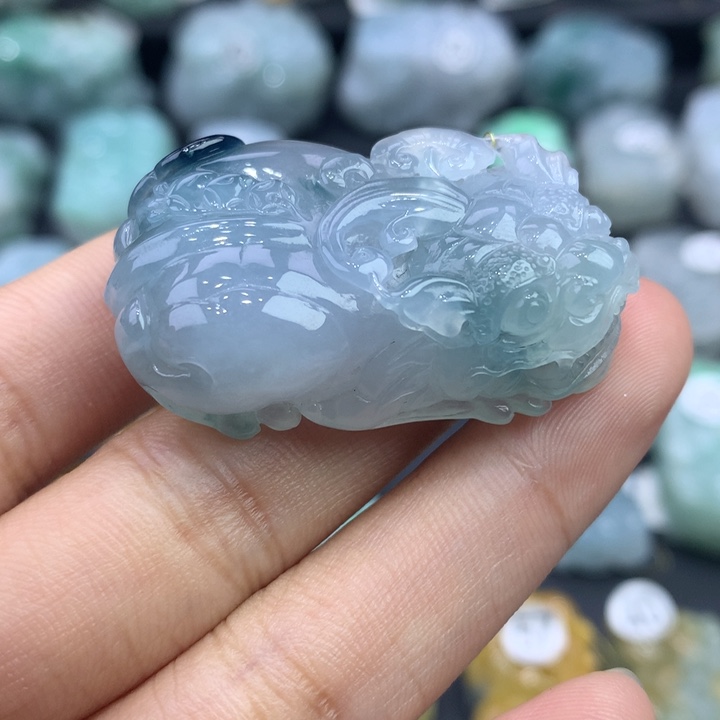 翡翠颈饰未镶嵌有****你天然缅甸翡翠