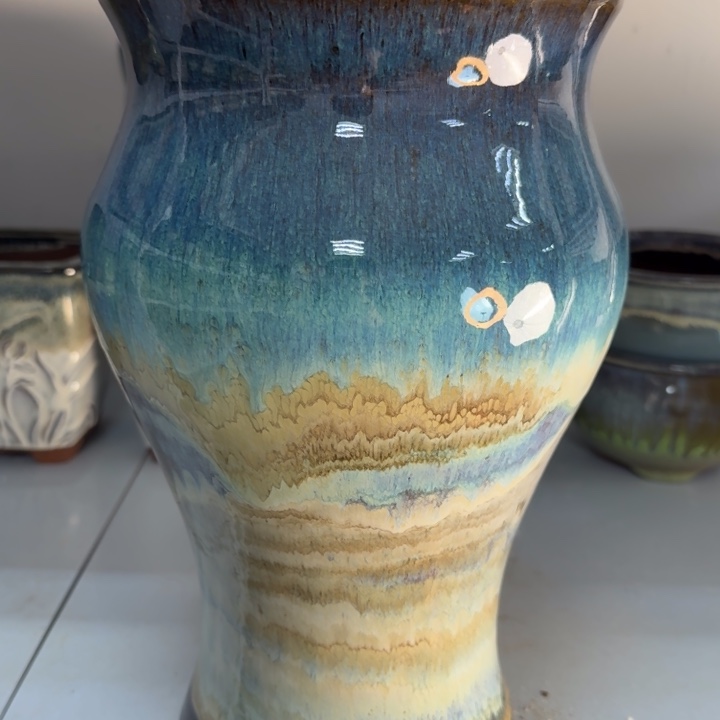 紫砂花盆口18高30，1111111