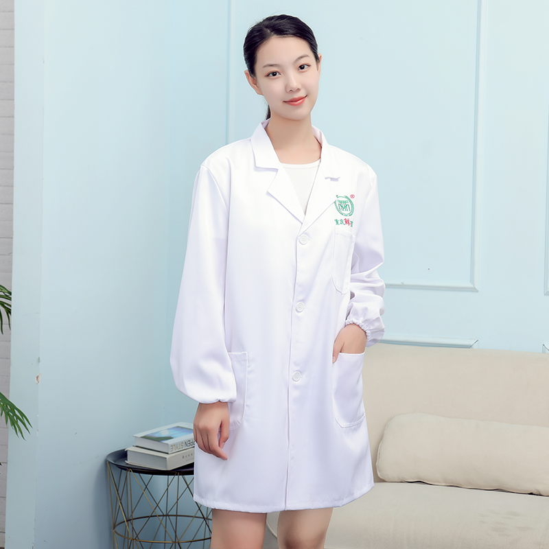 (长款)白大褂面坊工作服面坊用重庆鲜面。厚款