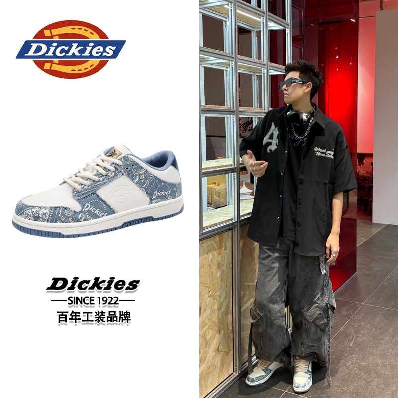 Dickies2025年新款腰果花百搭男鞋情侣潮鞋透气潮流低帮休闲板鞋