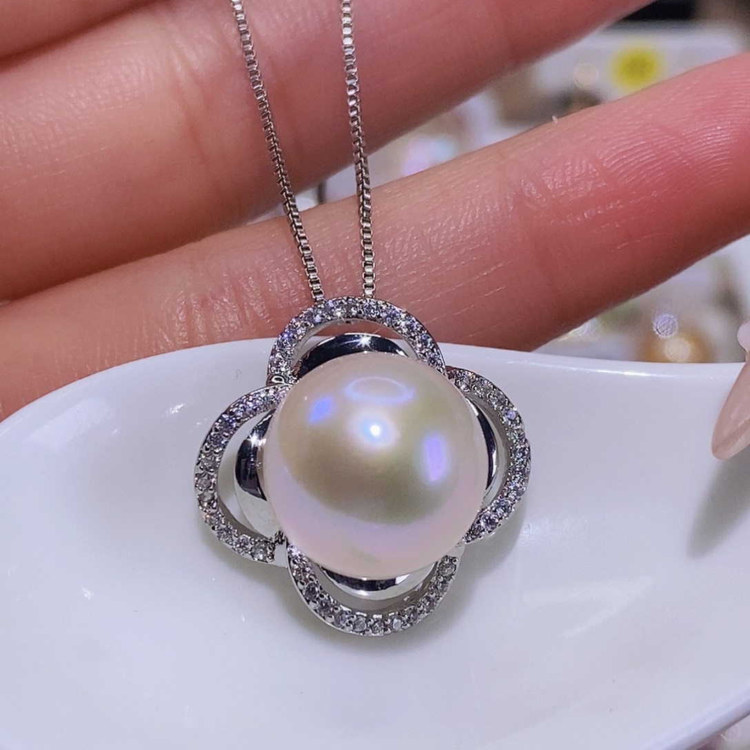 淡水珍珠颈饰合金