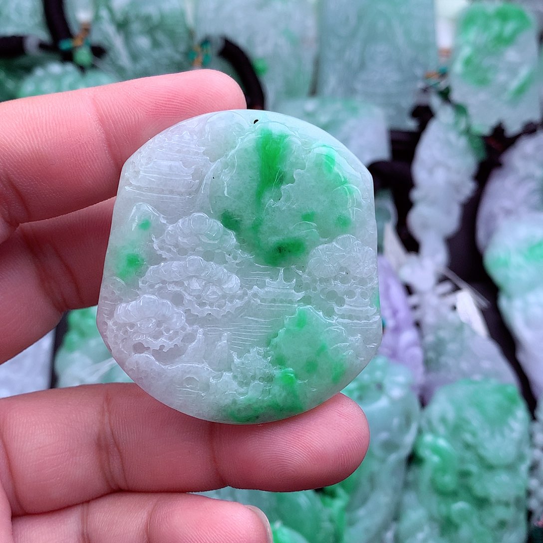 翡翠吊坠(不含链)未镶嵌