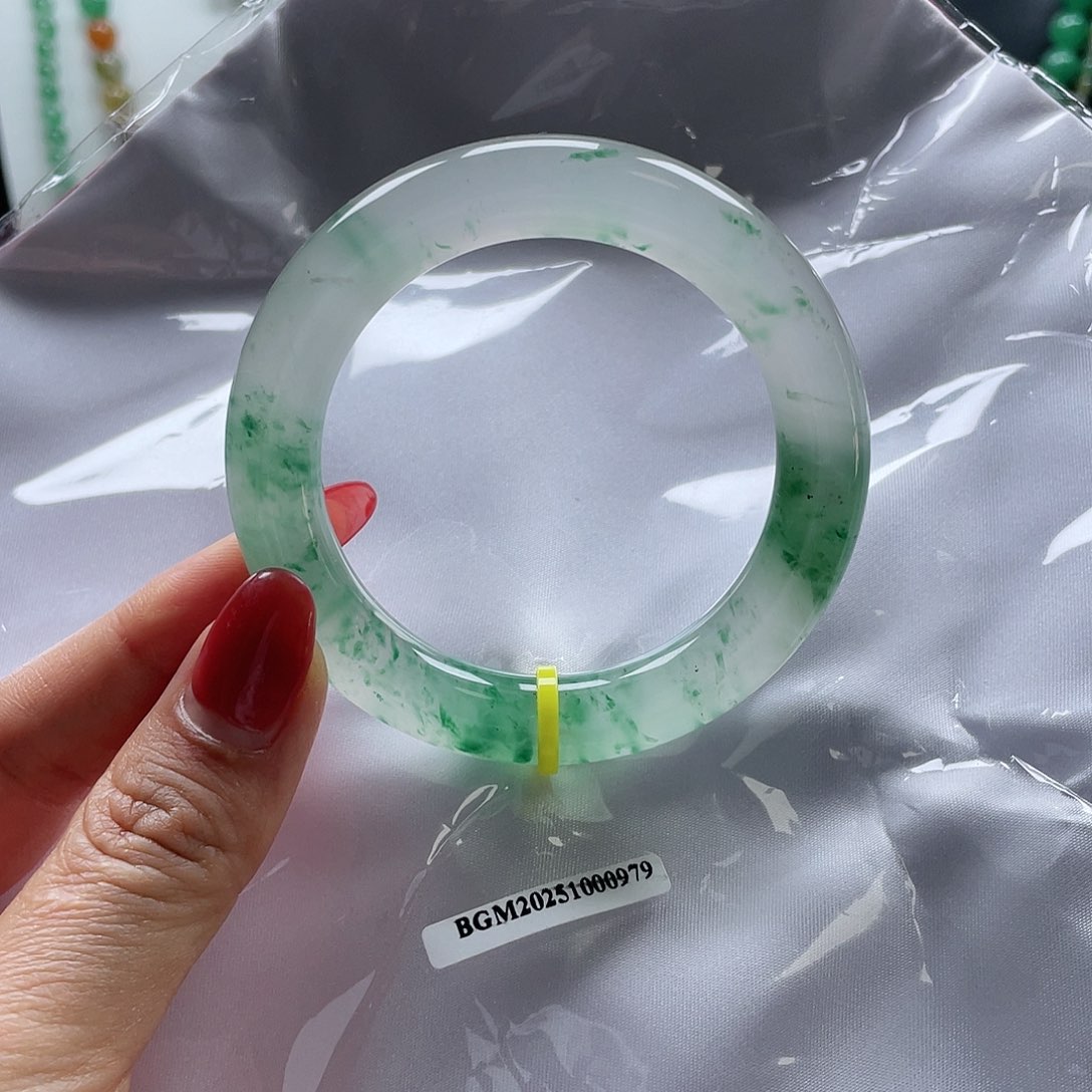 石英质玉（非洲翠）未镶嵌手镯53