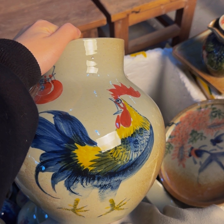 瓷片景德镇陶瓷手工手绘