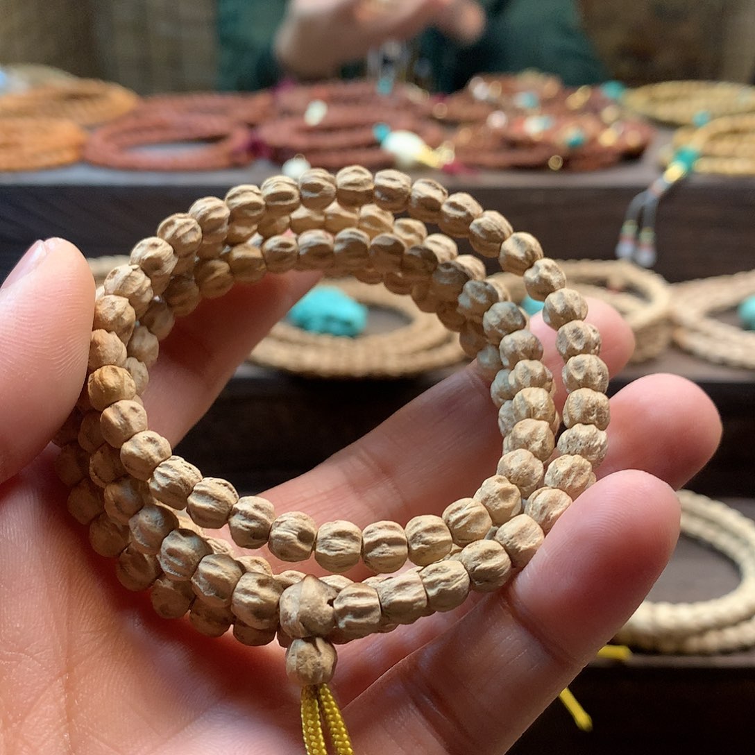 柏香籽/百香籽吊坠原桩微切粉皮红油龙脊深坑鬼脸