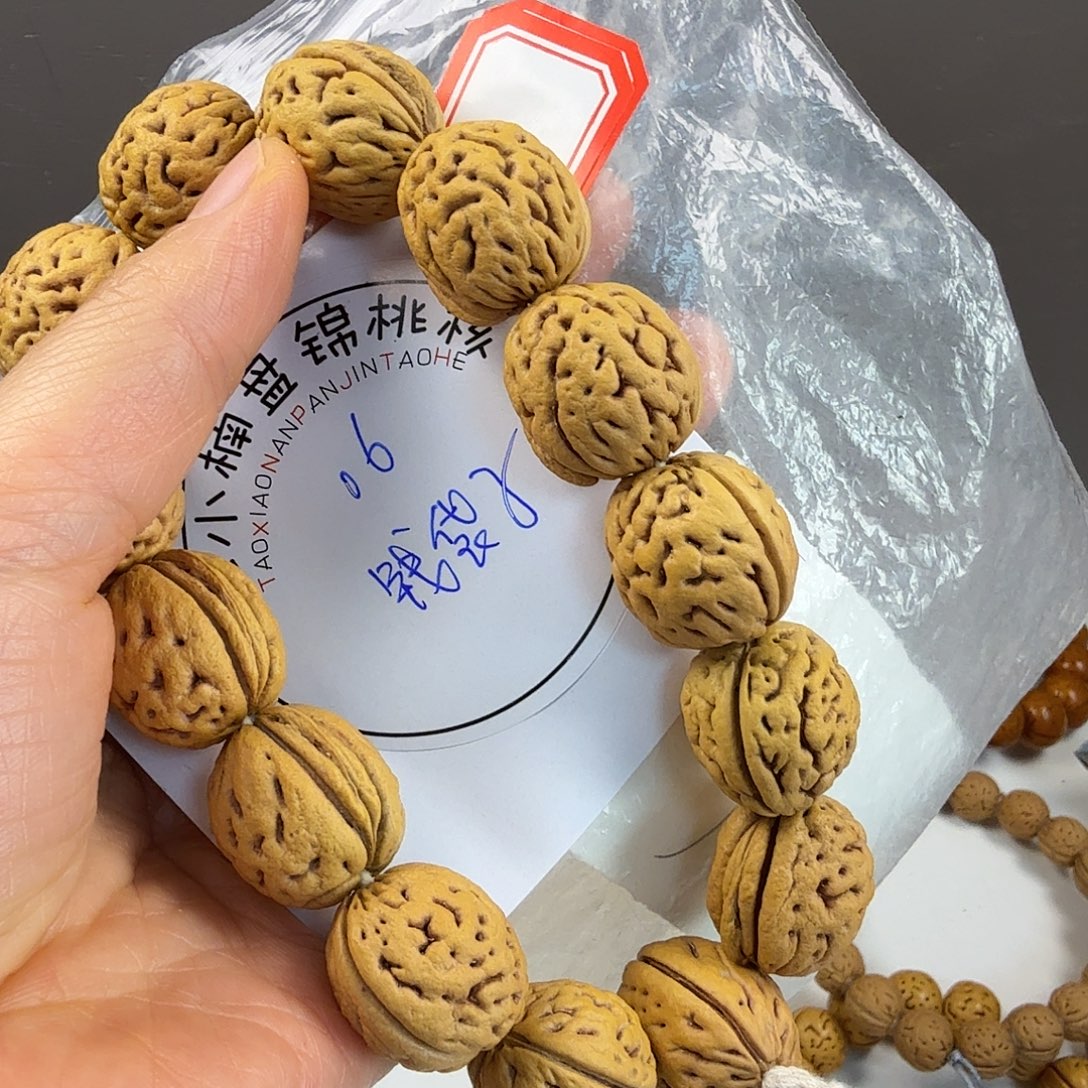 日***鸟桃核手串06号盘锦野生钱袋子