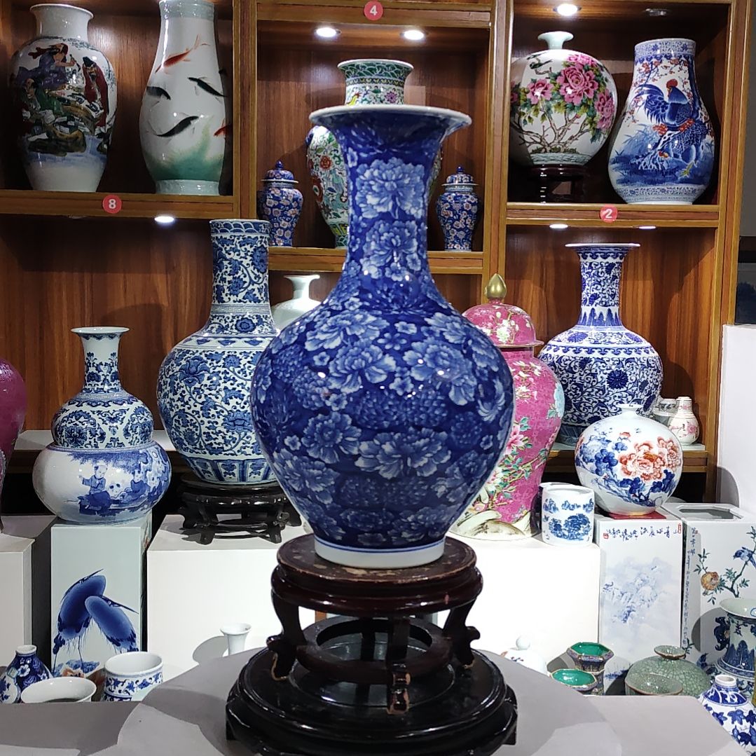 瓶景德镇镇陶瓷花瓶