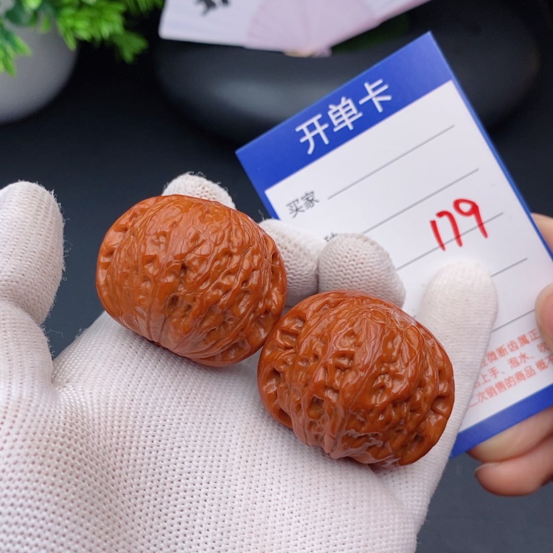 文玩核桃把件38铁锤179