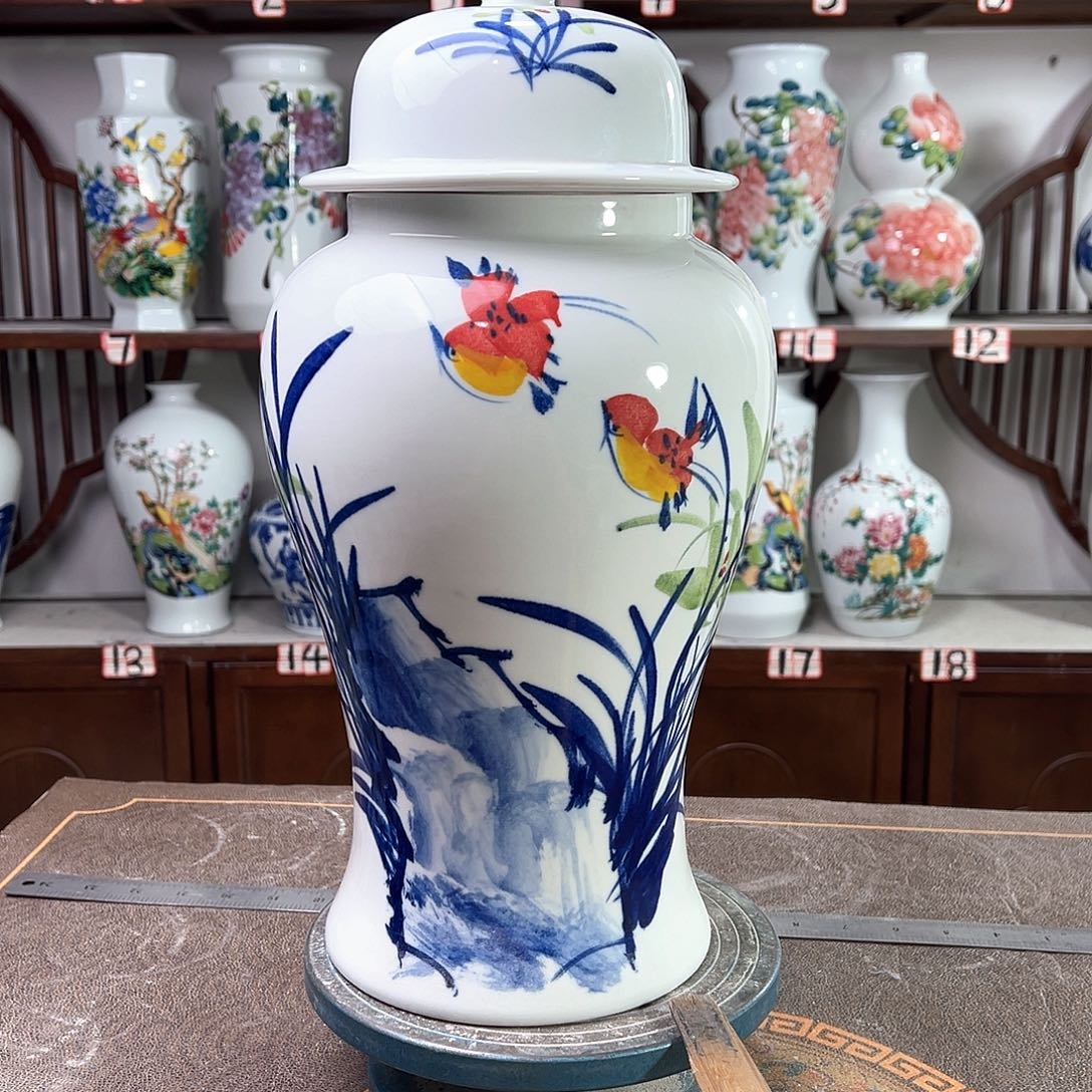 摆件景德镇陶瓷将玉