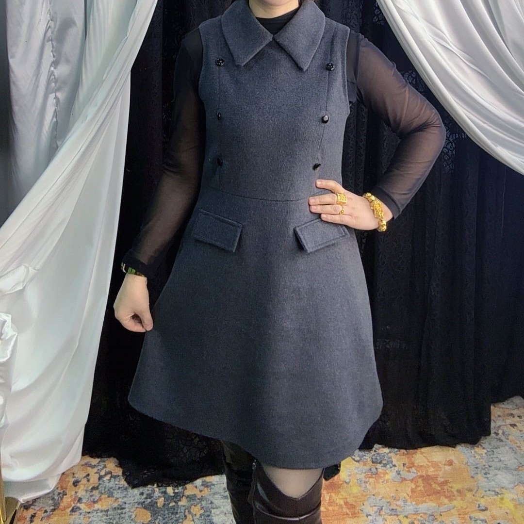 打底时尚套装针织衬衫百搭长袖气质上衣轻奢风长款