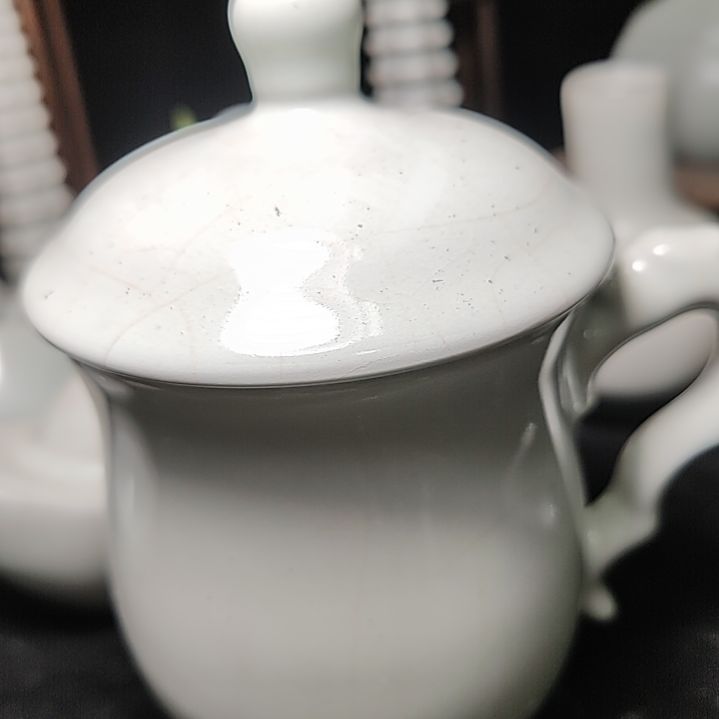 官瓷天青釉办公杯