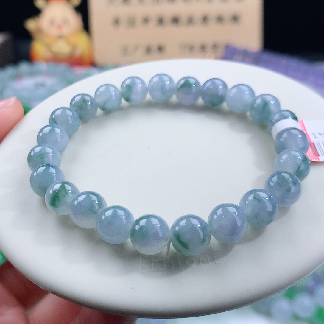 翡翠手链未镶嵌卡7