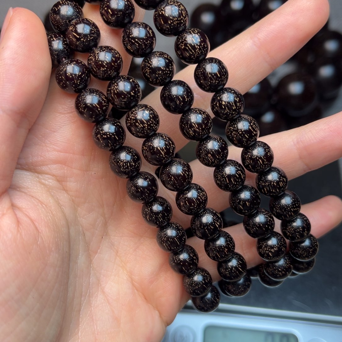 檀香紫檀（小叶紫檀）0.8✖️108 满天星