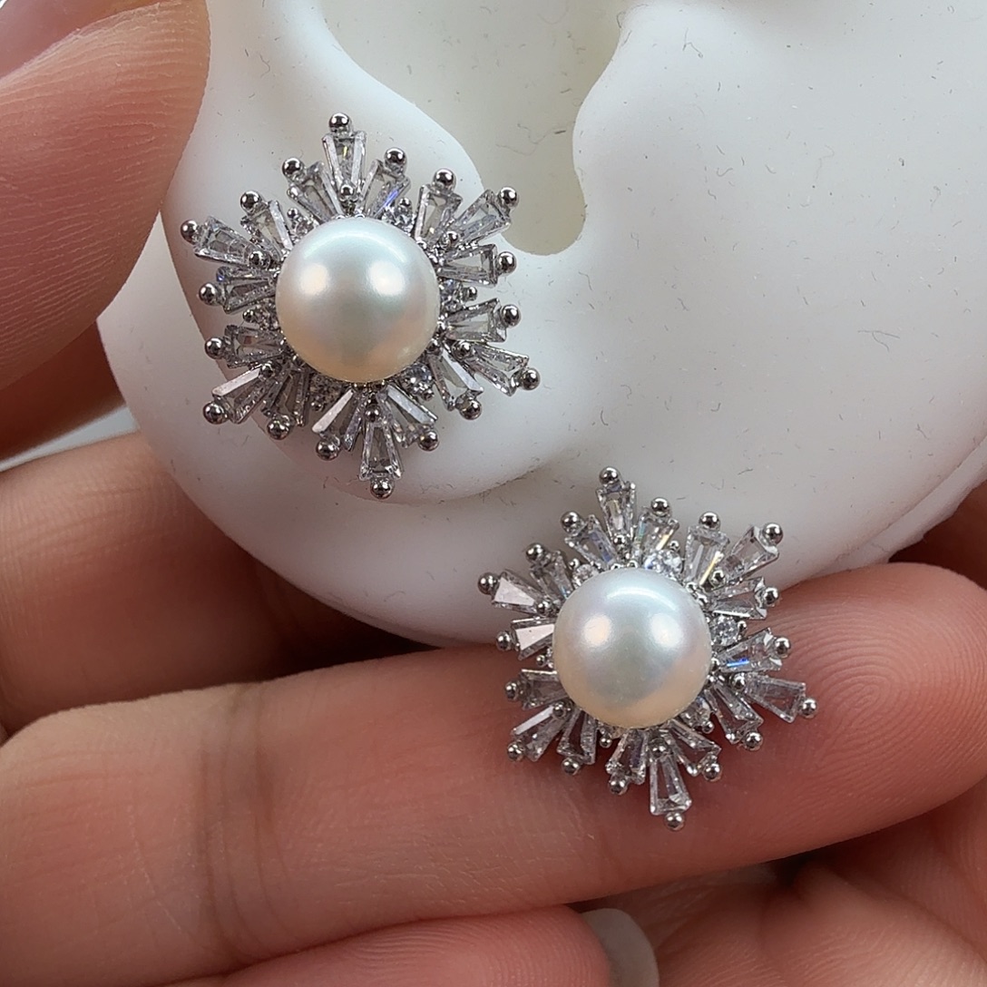 淡水珍珠耳饰未镶嵌49