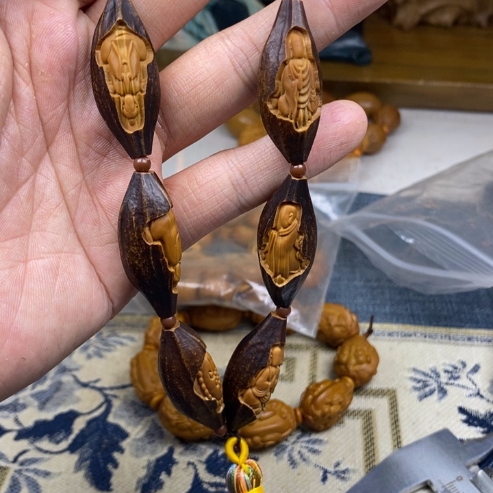 橄榄核手串/手链橄榄核雕工艺手串