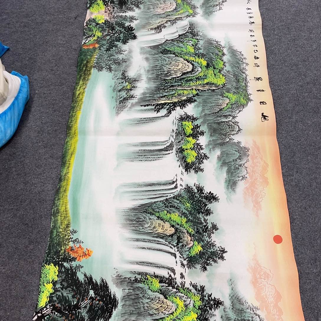 国画今天上午国画作品展示