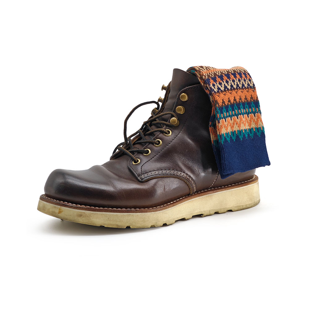 【男士高含棉】双针中筒袜美式工装复古水洗不变形