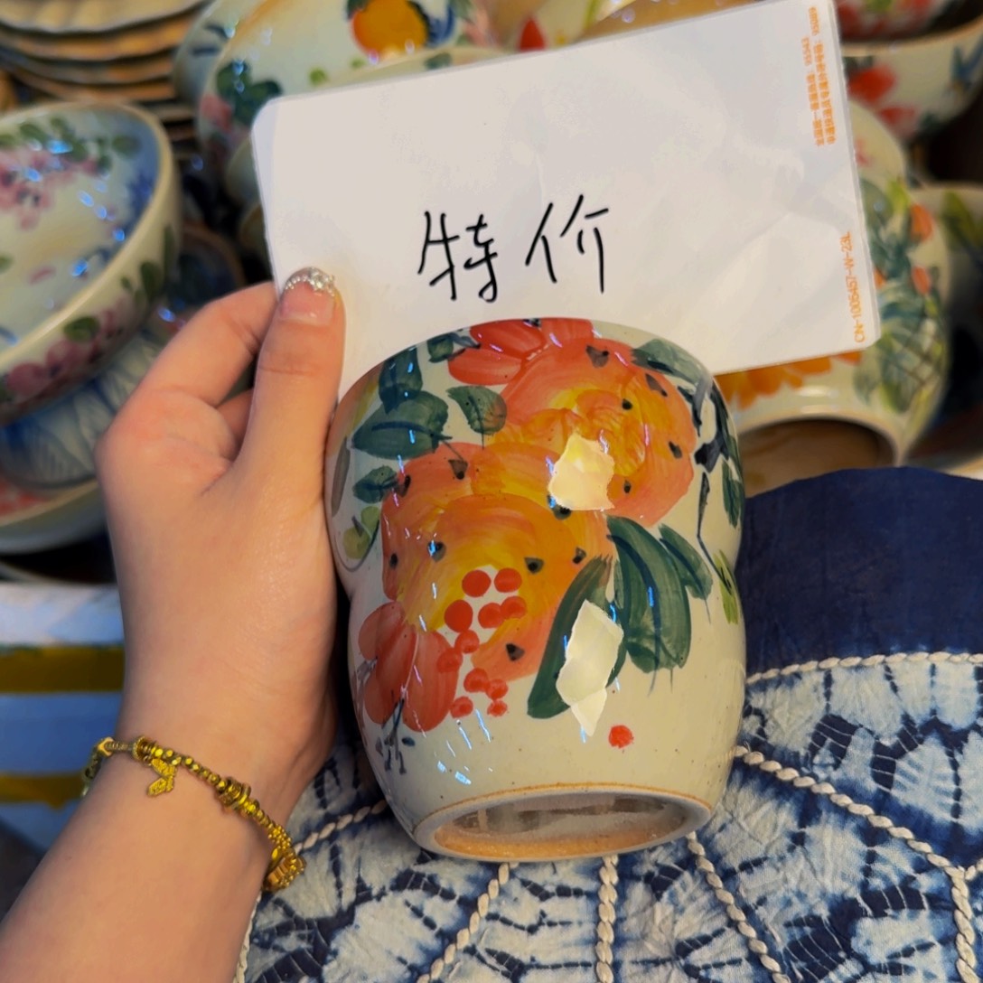 瓷片景德镇陶瓷手工手绘