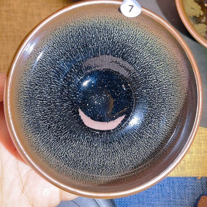 茶盏龙窑柴烧兔豪钵钵器型9.5口径