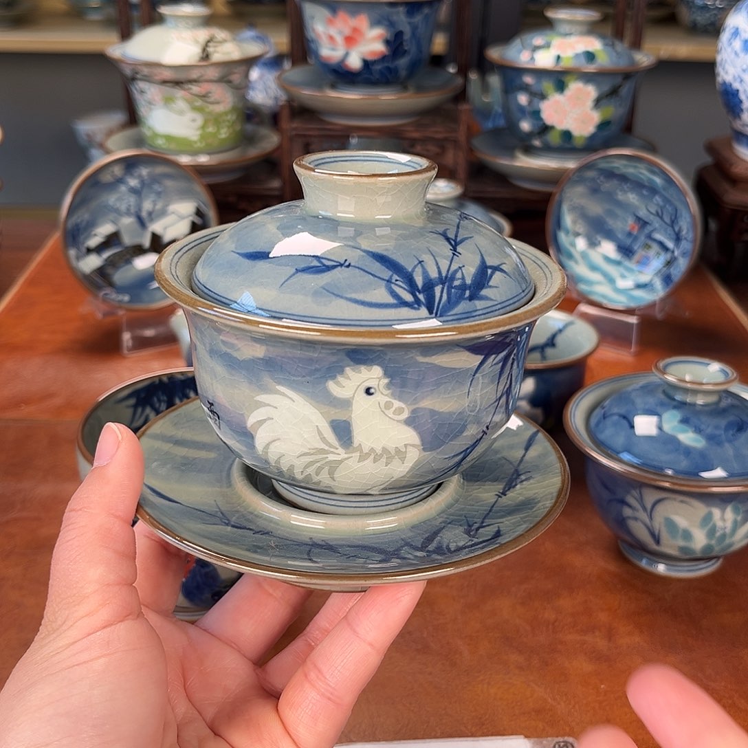 杯盖碗景德镇陶瓷