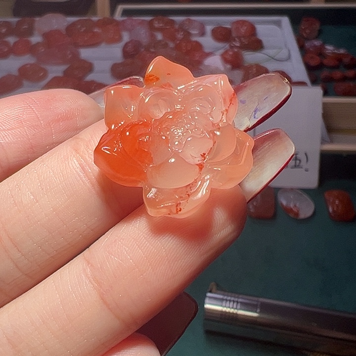 南红玛瑙手链未镶嵌7