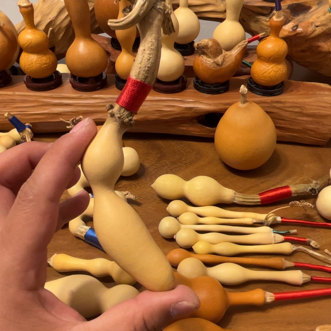 施***█文玩葫芦吊坠项链