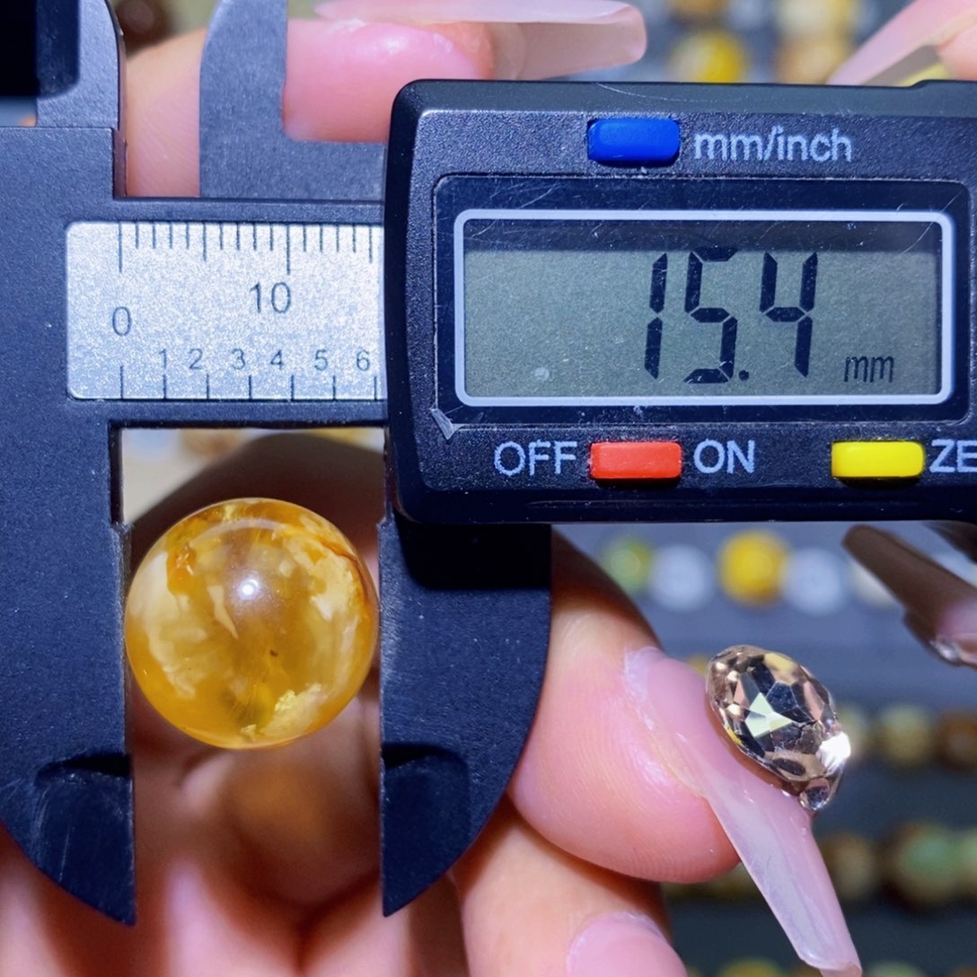 琥珀裸石未镶嵌琥珀蜜蜡