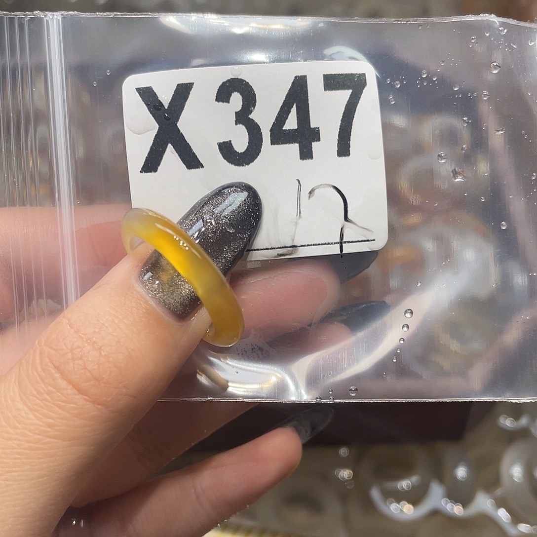 玛瑙/玉髓未镶嵌戒指347