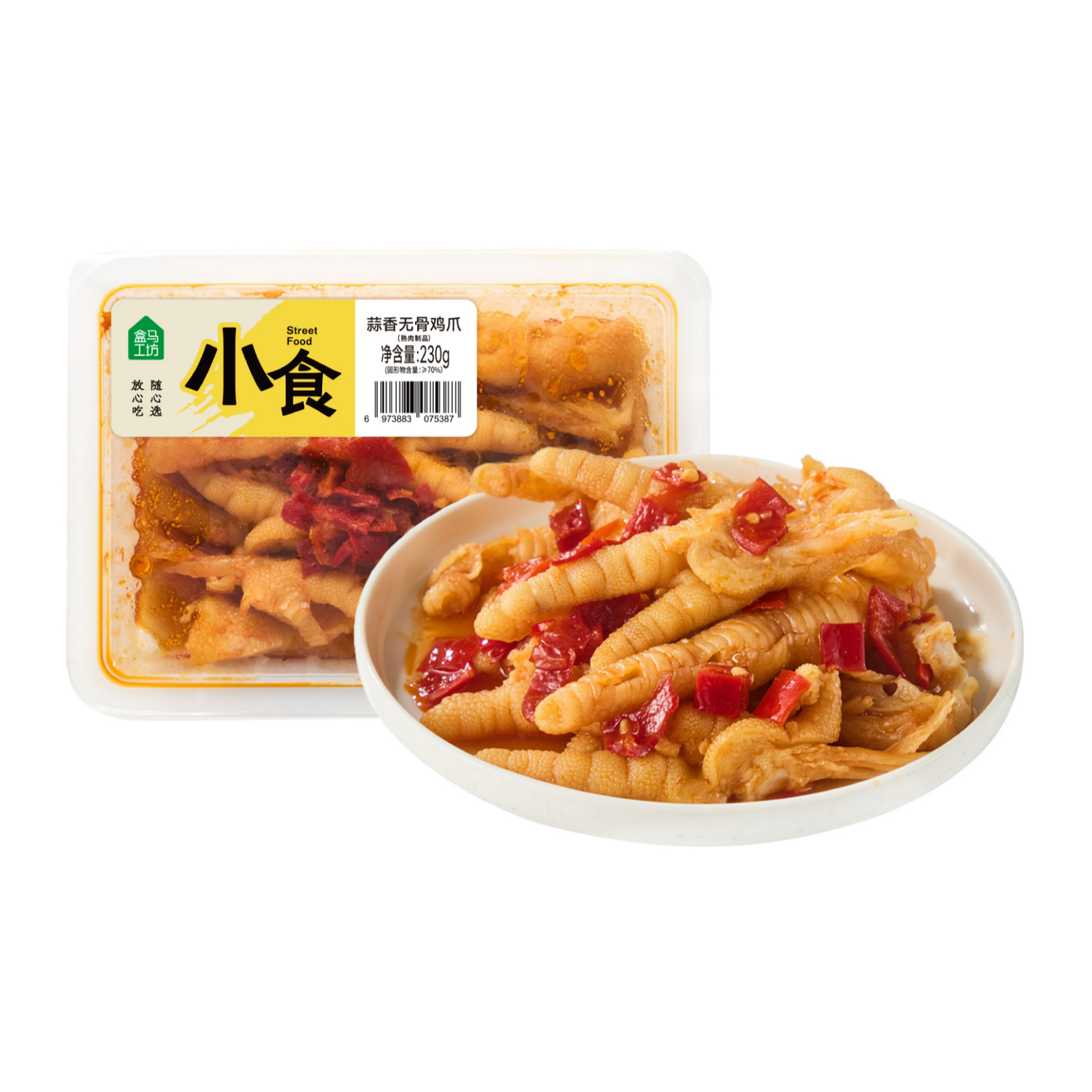 盒马工坊 蒜香无骨鸡爪 230g