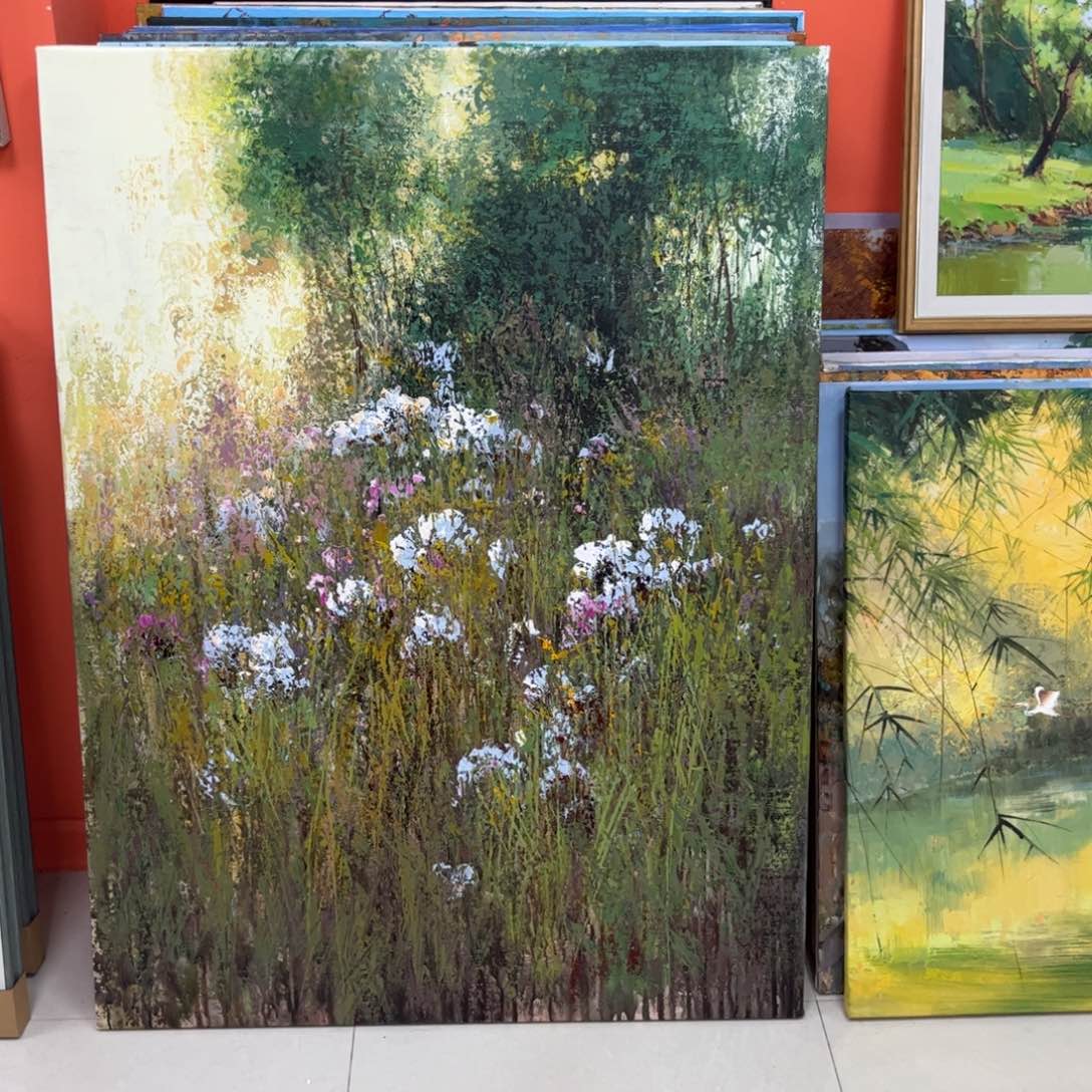 猪**，手工手绘精品油画90+120厘米