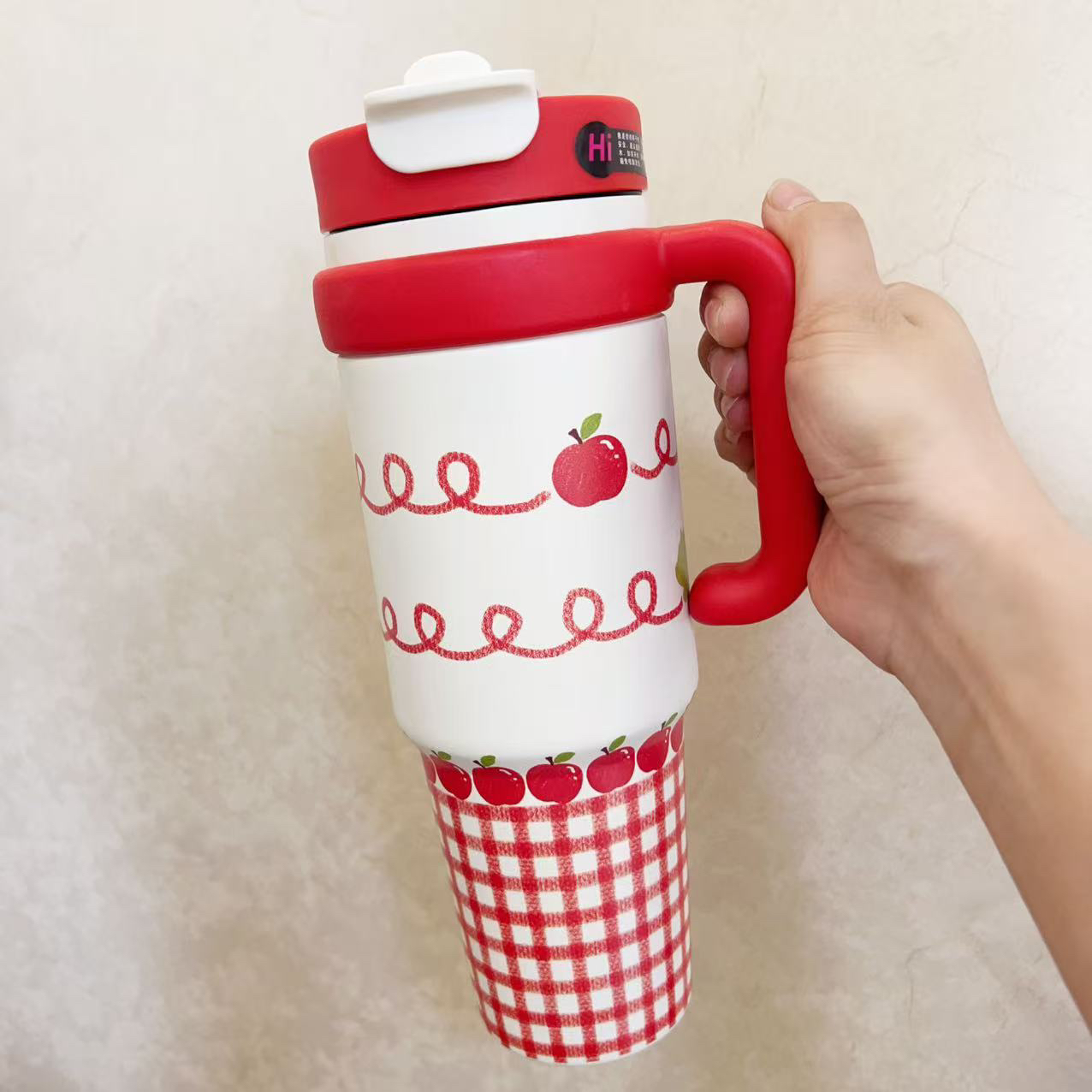 大容量卡通图案保温杯吨吨杯J1810