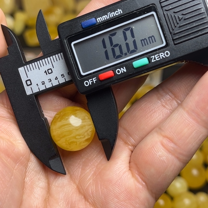 蜜蜡未镶嵌珠宝奇石天然蜜蜡散珠微瑕一粒198