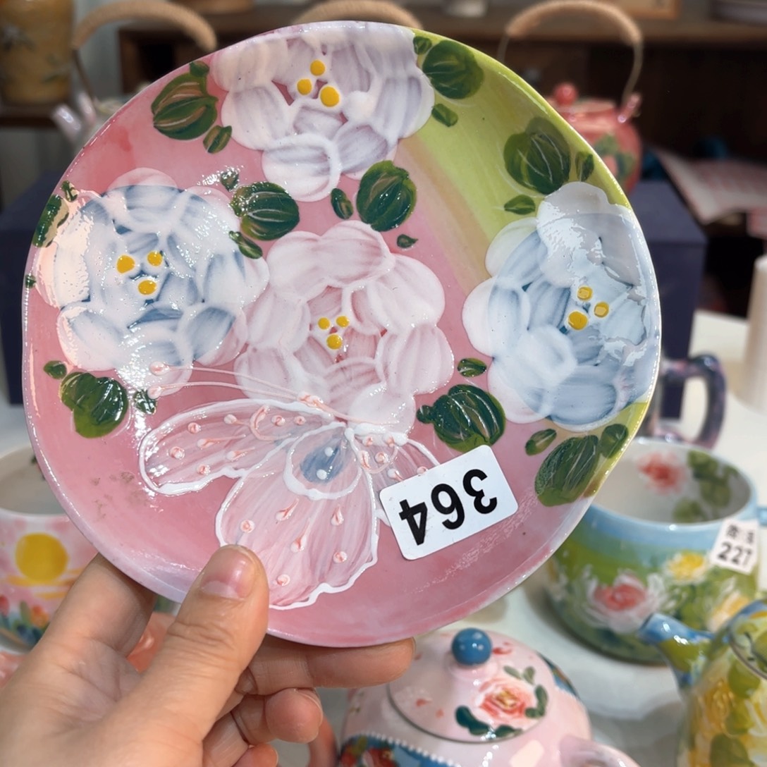 福***满景德镇手绘高温釉下彩陶瓷茶具