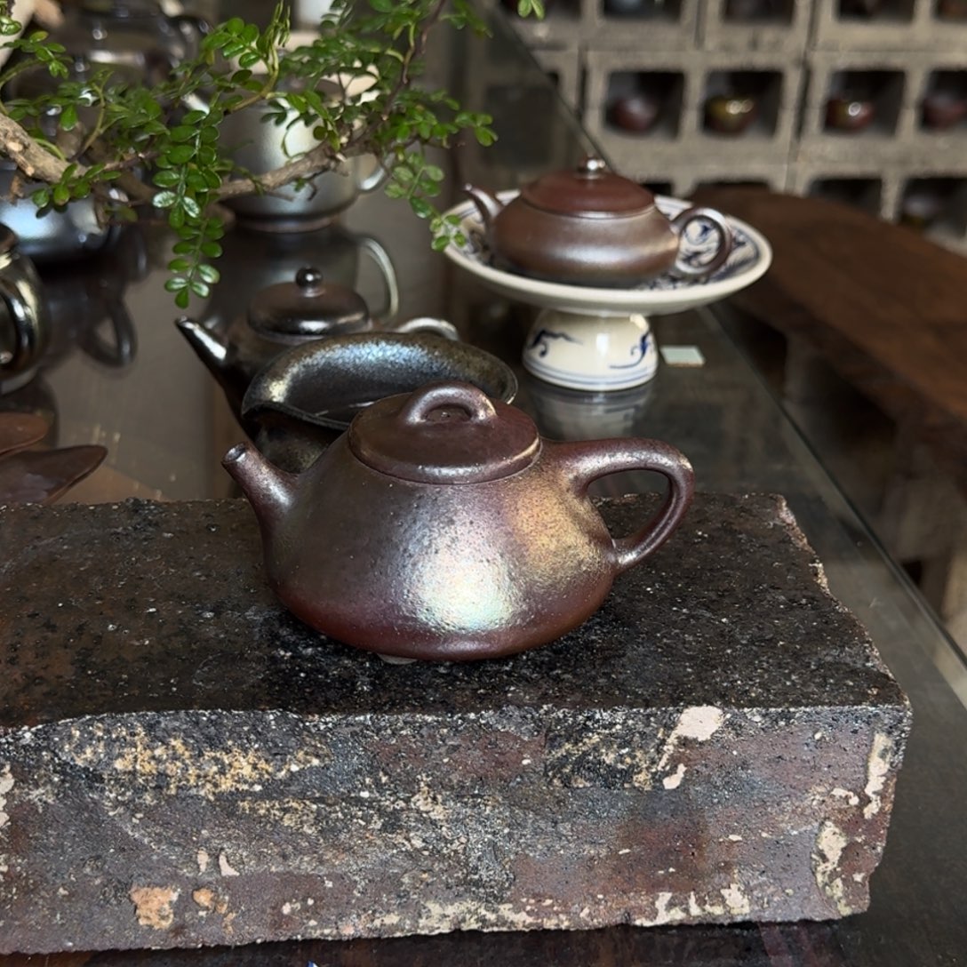 建水紫陶柴烧茶具