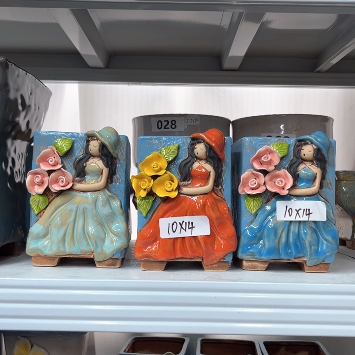 紫砂花盆粗陶材质多肉花盆