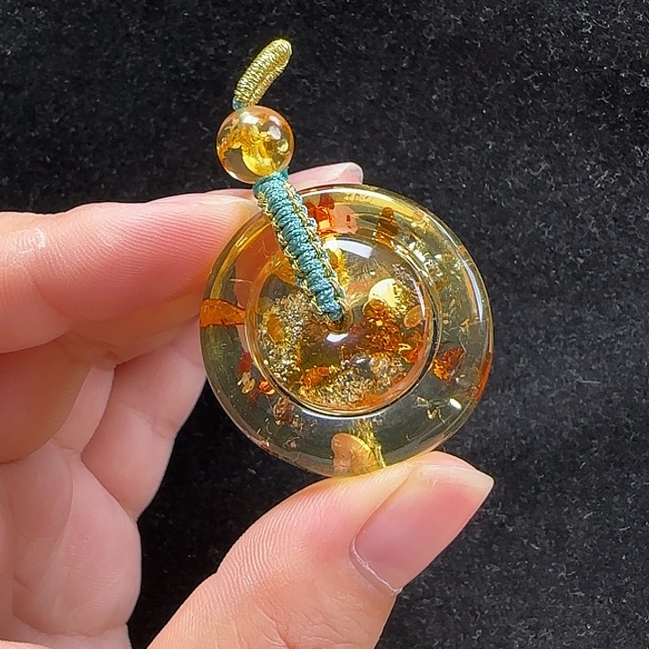 未镶嵌琥珀（花珀）珠宝奇石