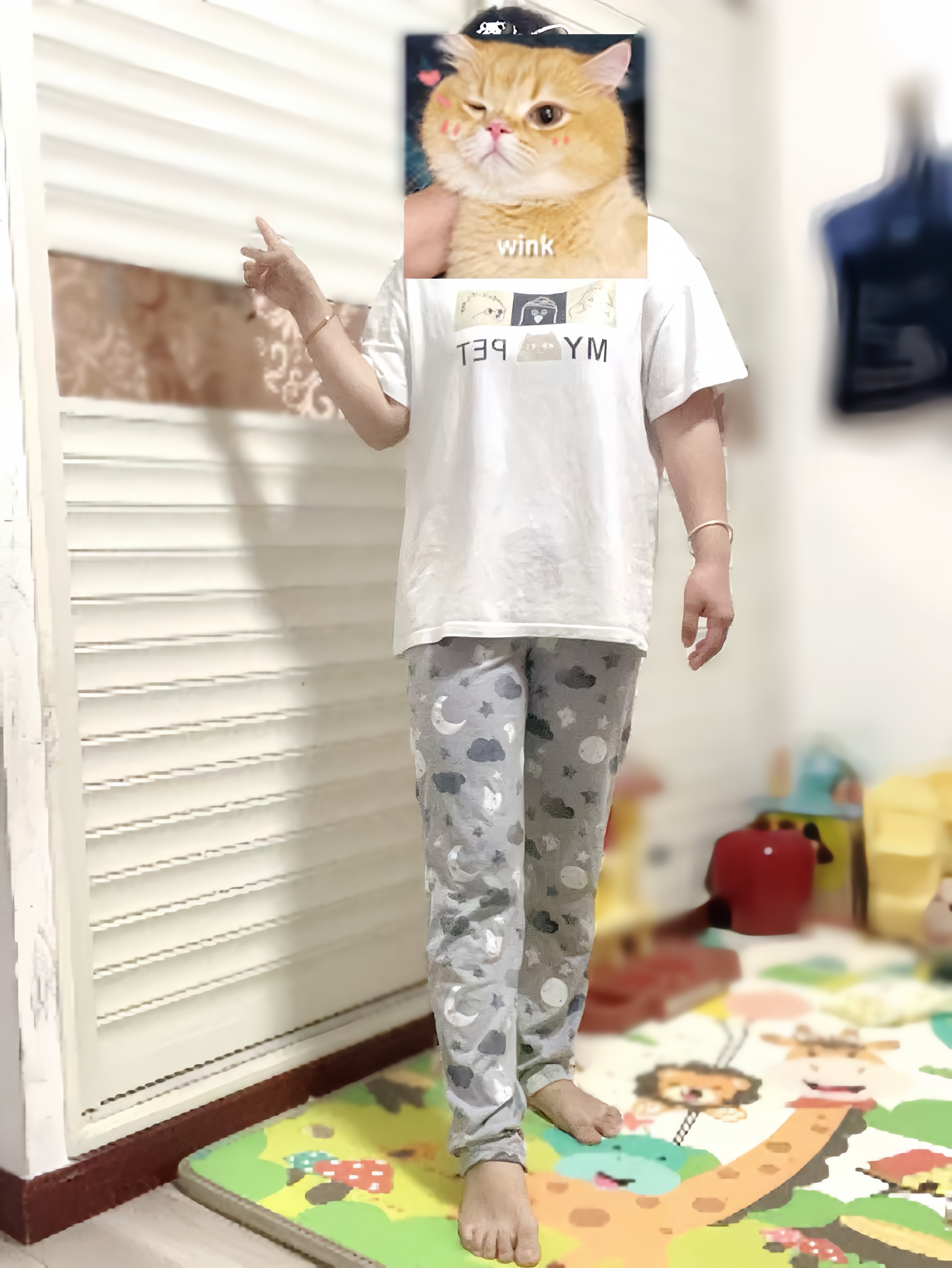 【果果主播】儿童家居裤 春秋日式春夏家居裤睡裤男女花色睡裤