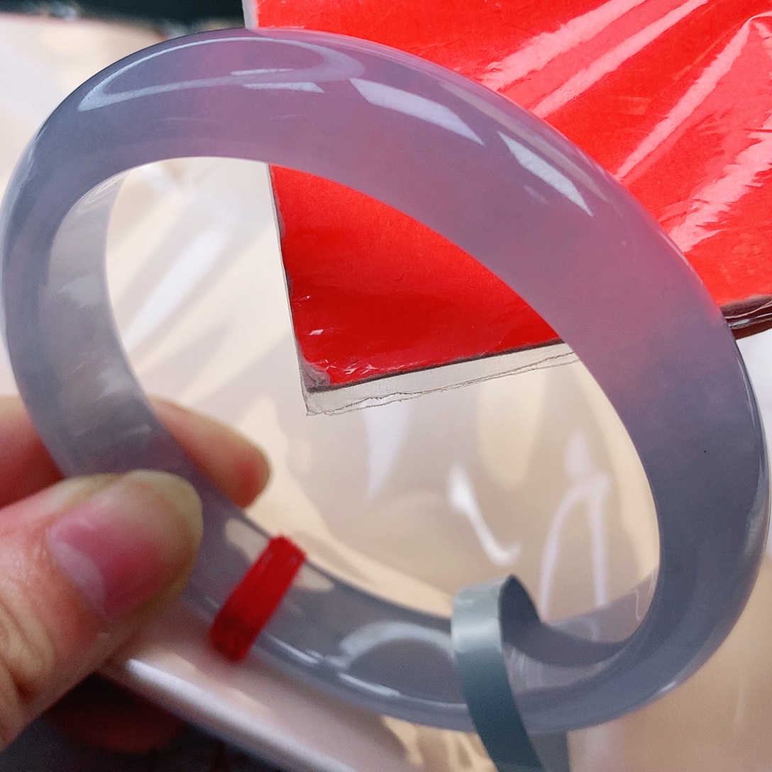 未镶嵌手镯翡翠新货纯天然A货翡翠大圈口冰紫罗兰毕业镯