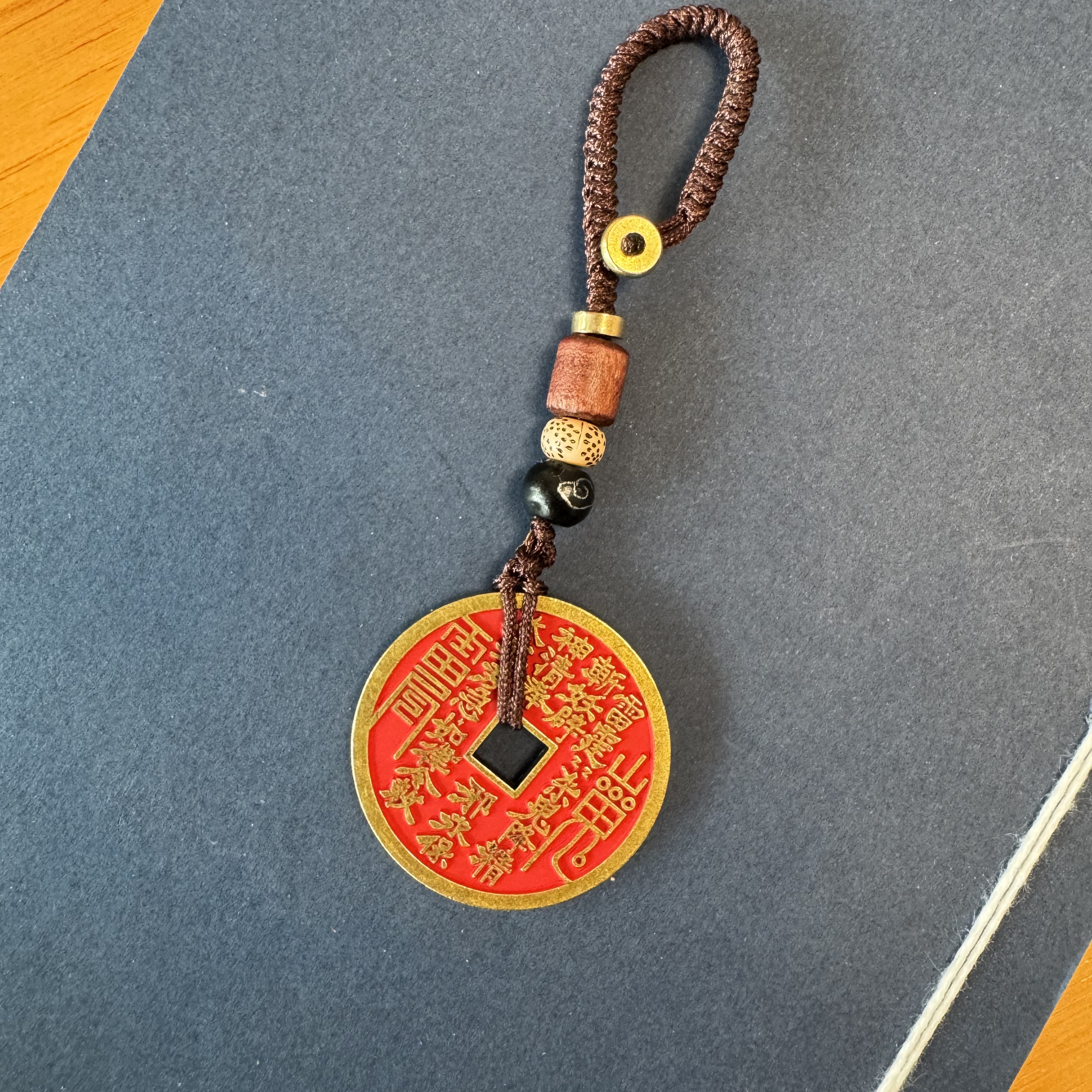 手工朱砂山花挂饰