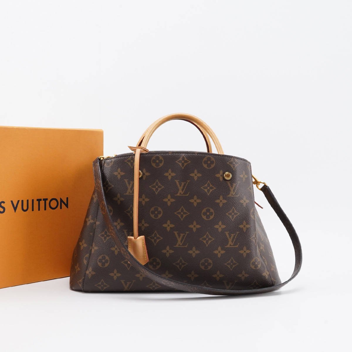 95新 LouisVuitton/路易威登 【诗诗】LV 蒙田中号/BG22000194