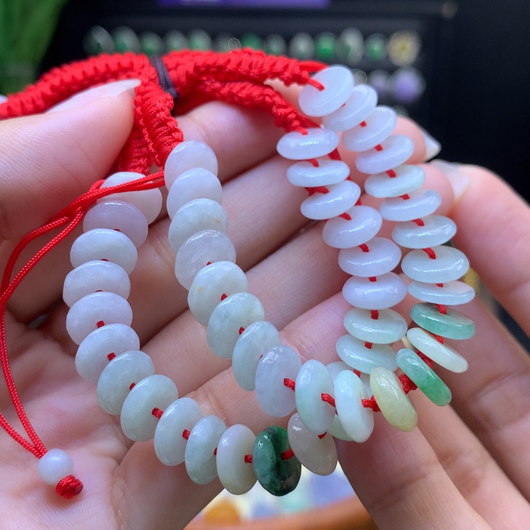 翡翠未镶嵌颈饰天然