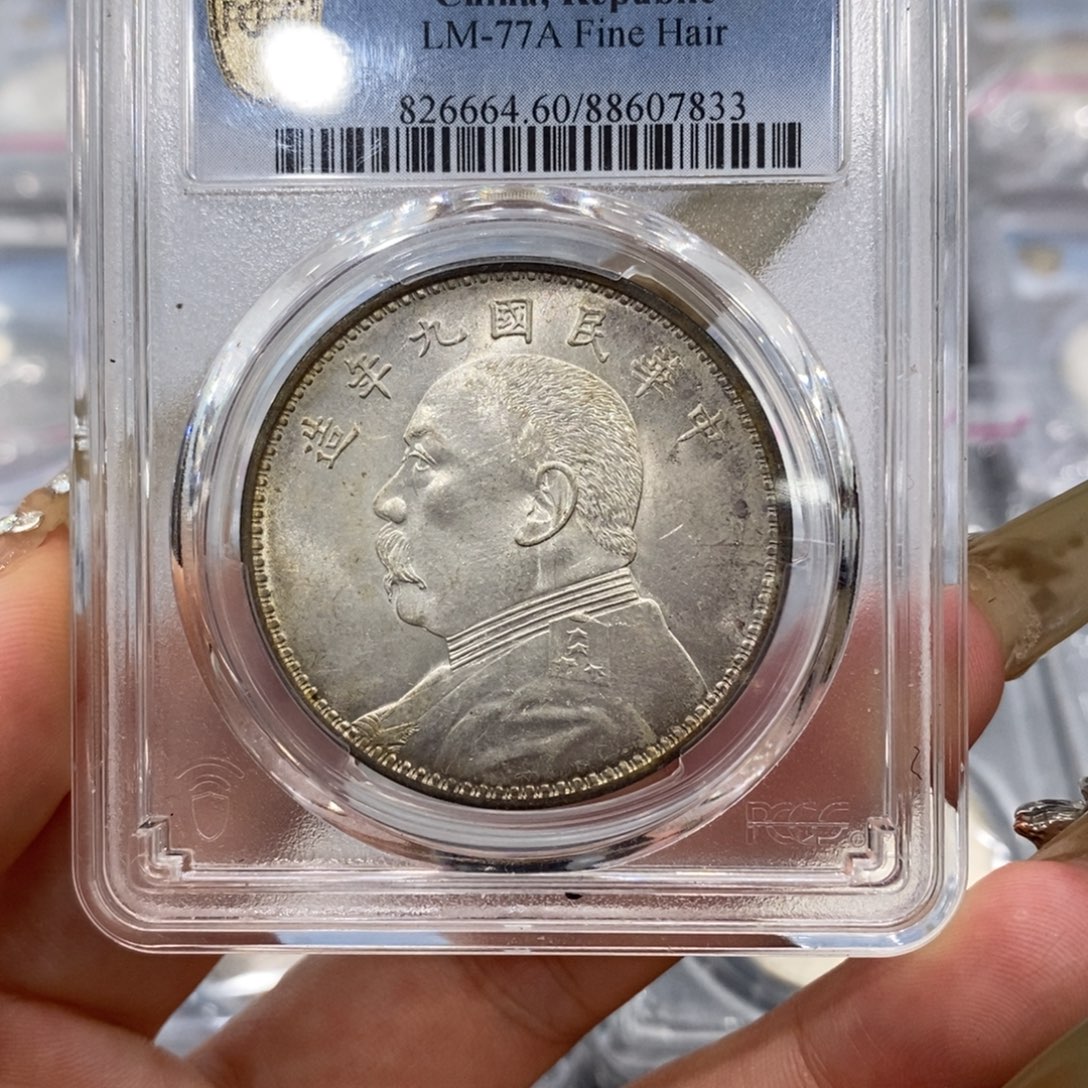 银Pcgs评级九年精发大头