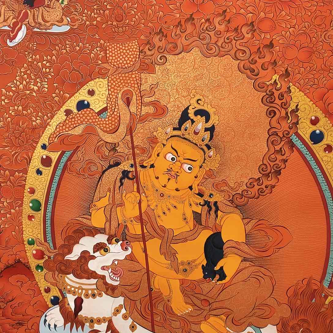 装裱画季尼泊尔手绘唐卡画芯