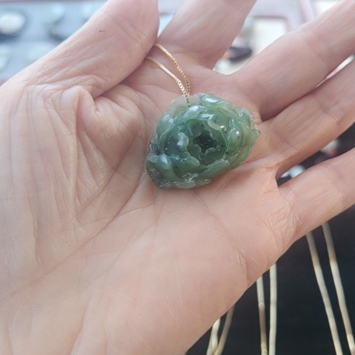 和田玉（碧玉）未镶嵌挂件