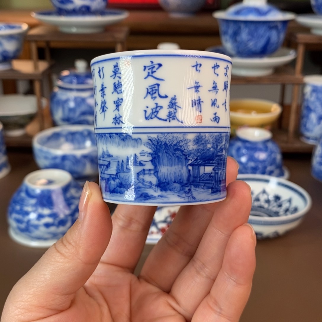 景德镇陶瓷手工手绘