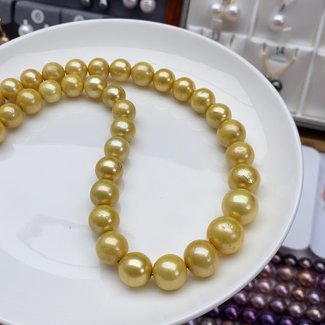 淡水珍珠颈饰合金