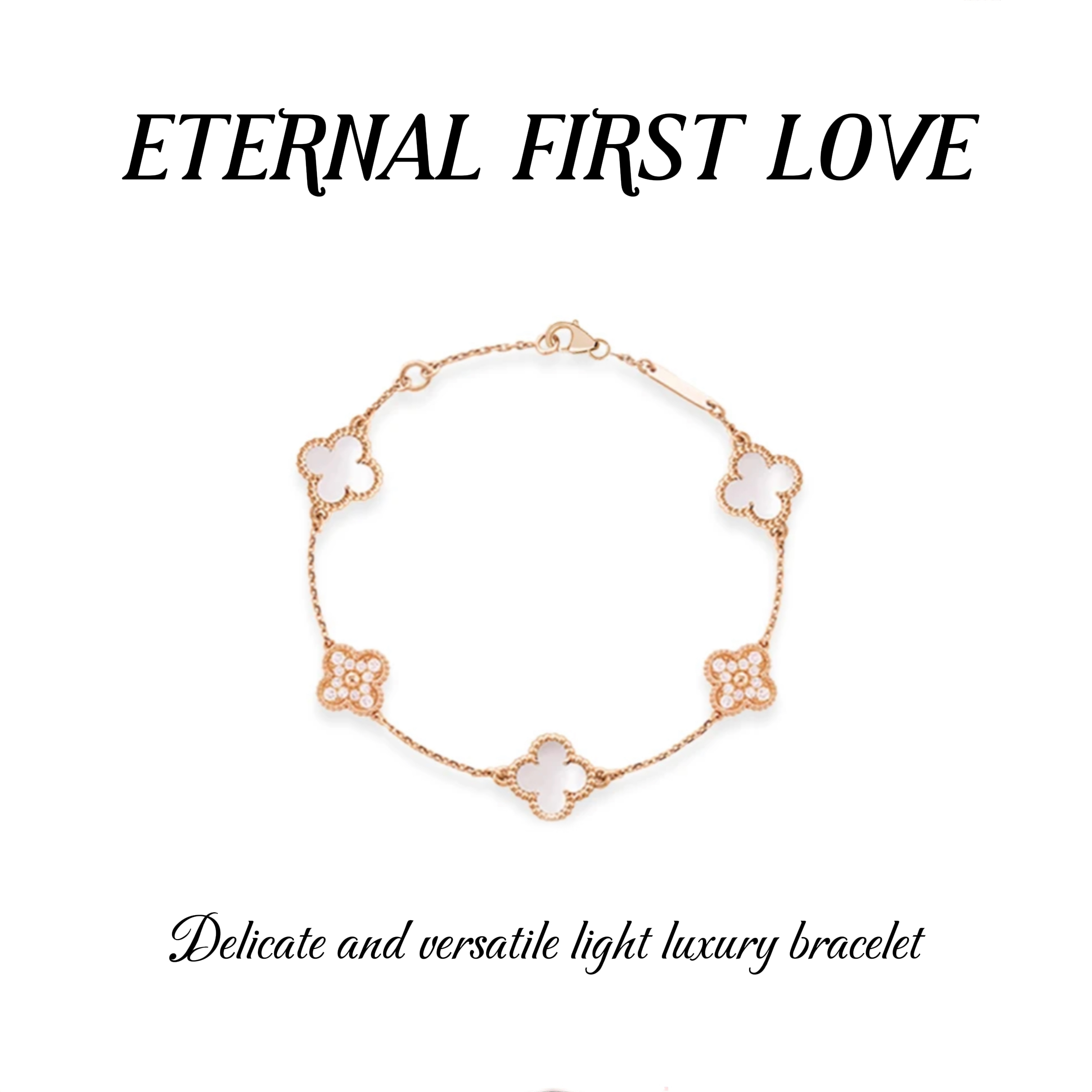 ETERNAL FIRST LOVE轻奢CNC工艺mini五花手链白