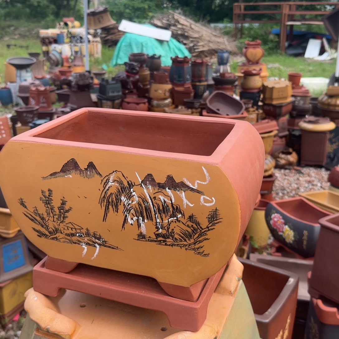 紫砂花盆紫砂花盆花盆盆景盆栽