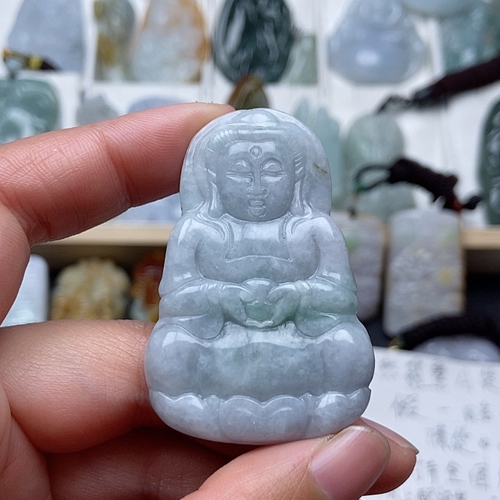 翡翠吊坠(不含链)未镶嵌翡翠